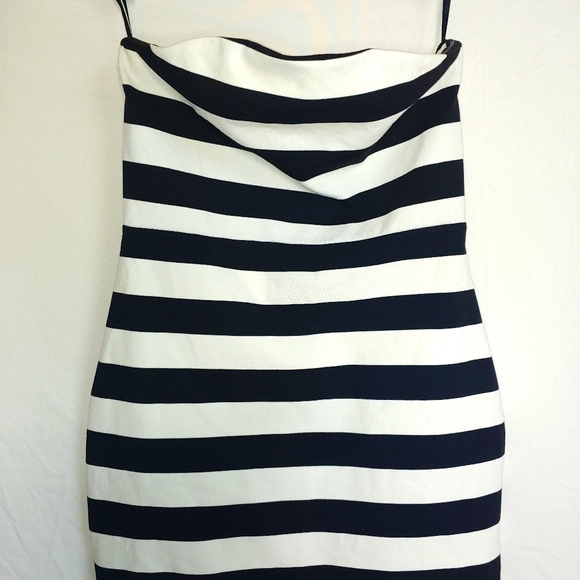 Express striped pencil strapless - Picture 3 of 7